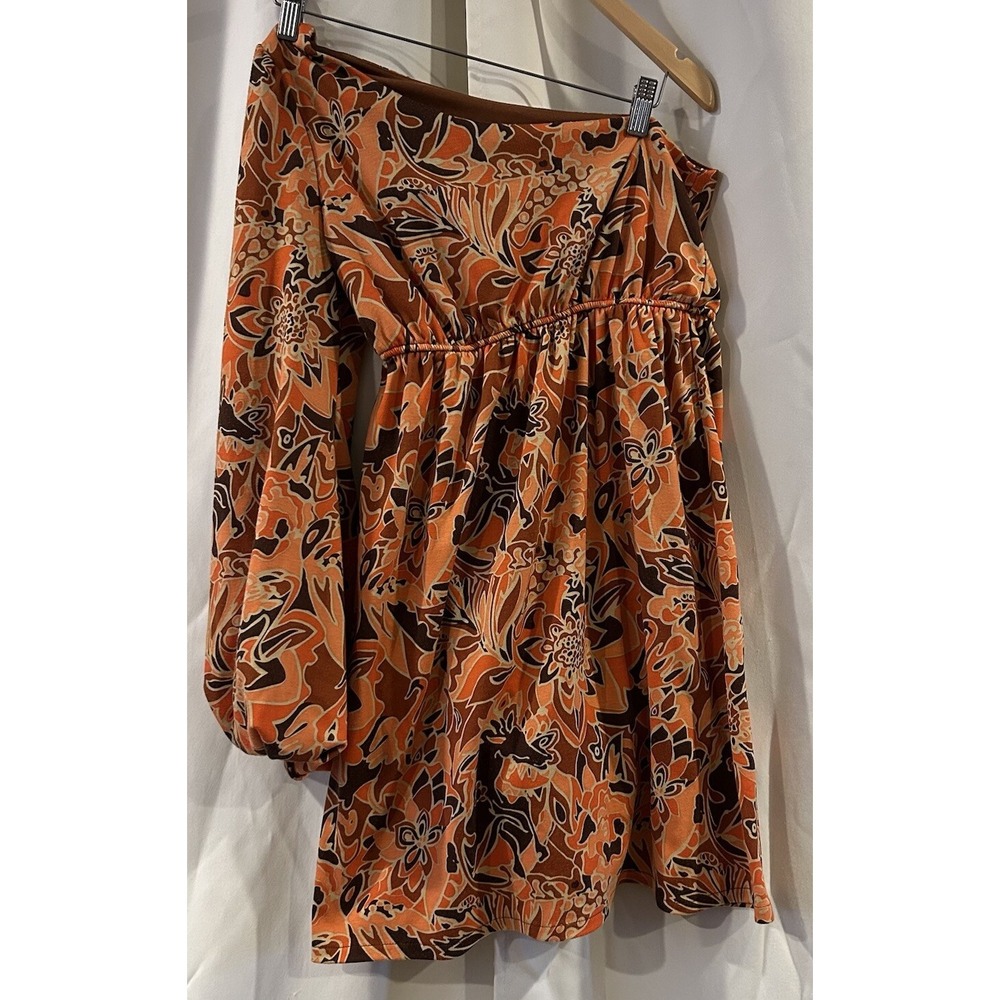 Judith March One Shoulder Horse Floral Dress Size Medium